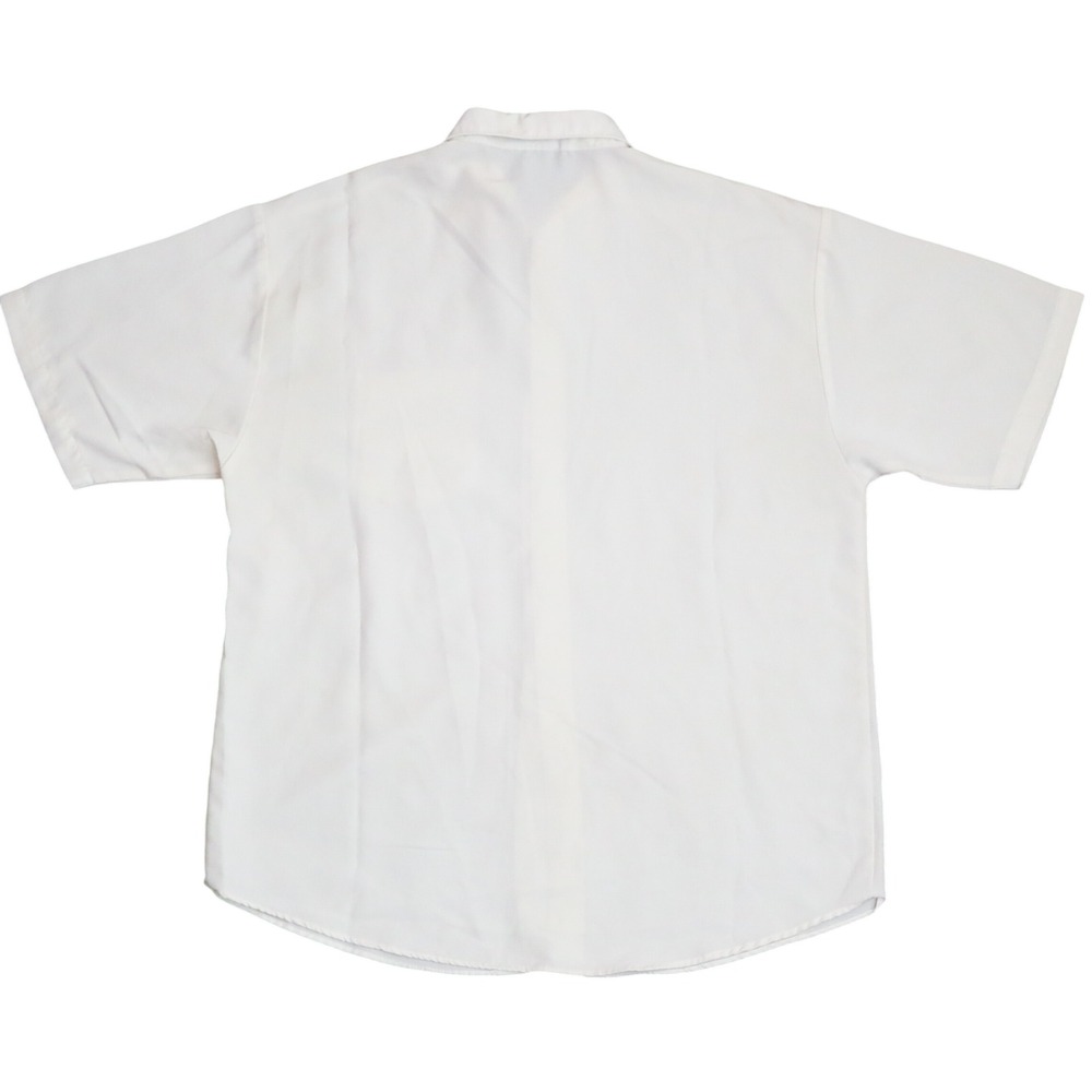 Vintage Versace Jeans Couture‎ Button Up Shirt Mens L Ivory Medusa Short Sleeve - Picture 3 of 16